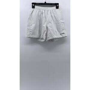 OUTDOOR PRODUCTS Men's White Solid Pull-On Drawstring Shorts SZ XS